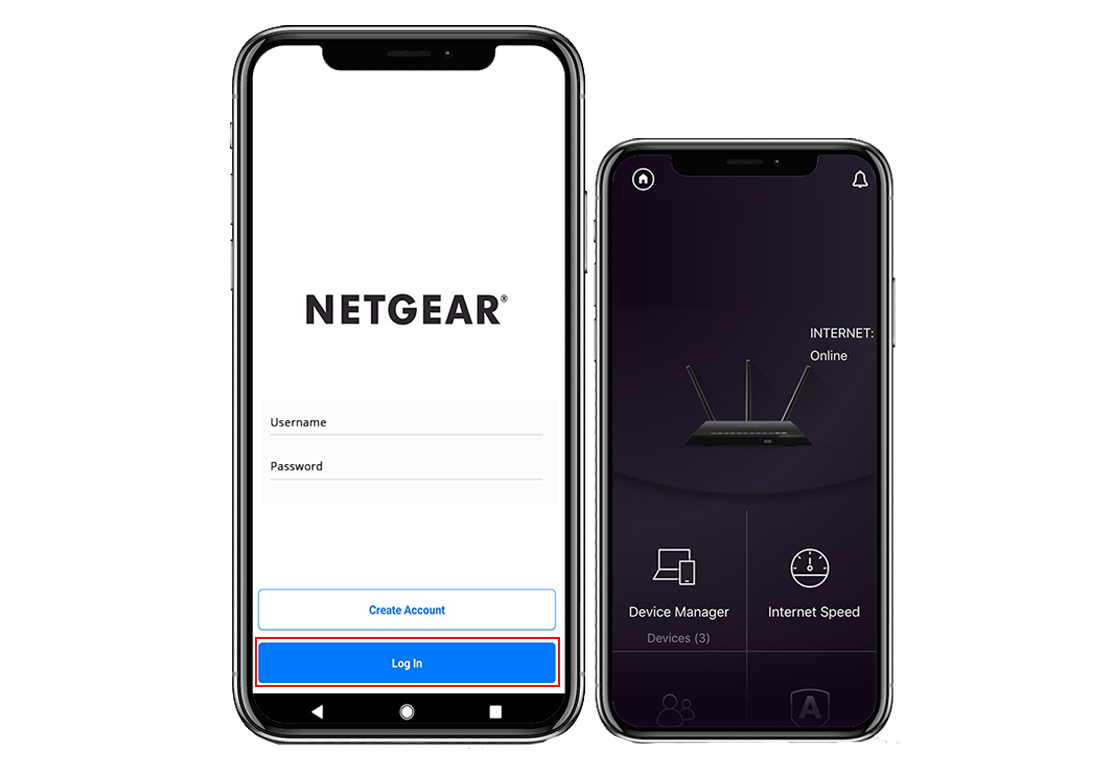 Netgear Router Login Through the App