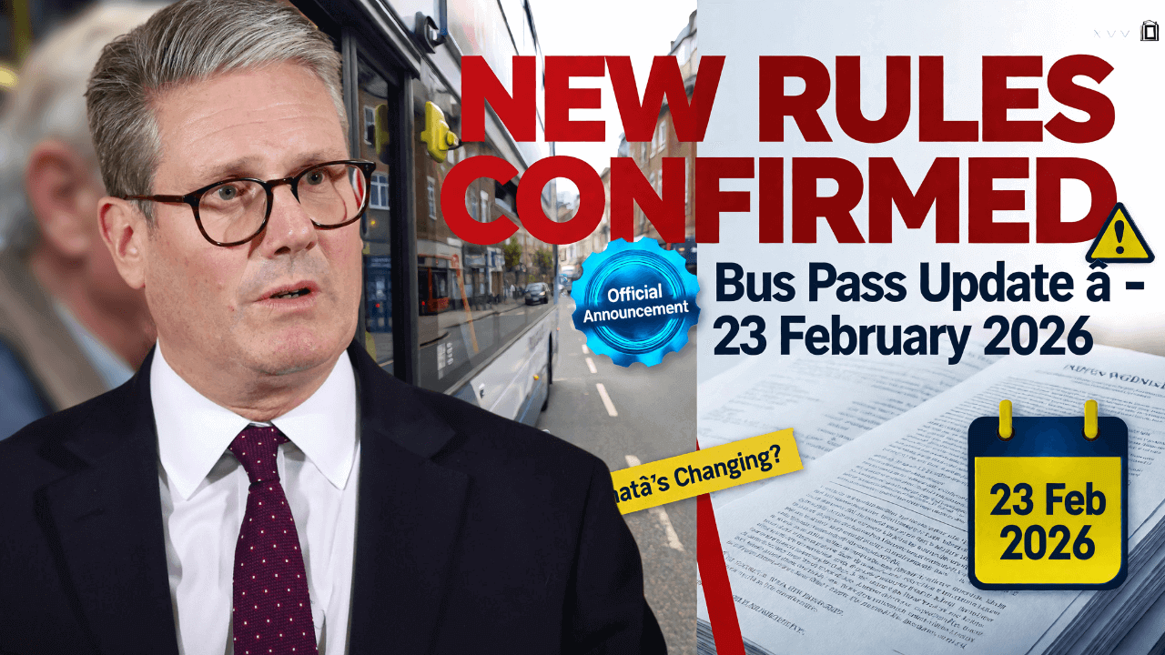 UK Bus Pass Rules Officially Changing From 23 February 2026
