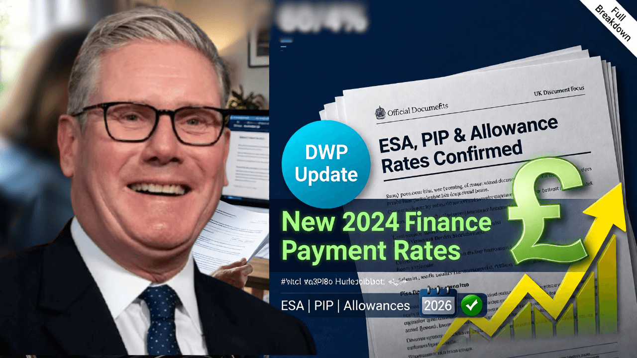 UK Disability Benefits 2026 – DWP Confirms New ESA, PIP and Allowance Rates